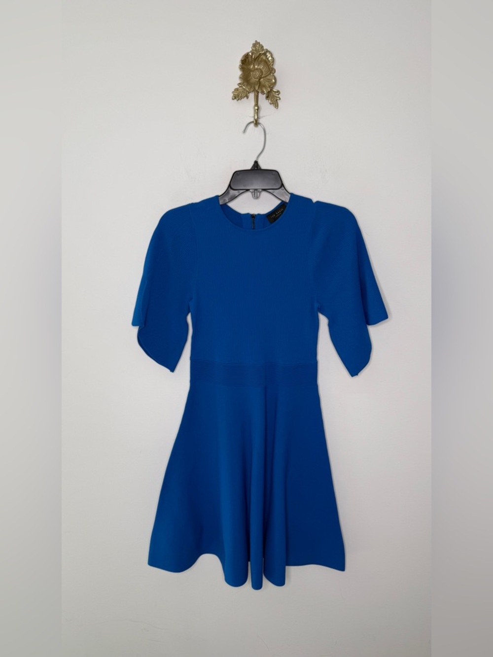Ted Baker Oliviha Rib Fit & Flare Dress